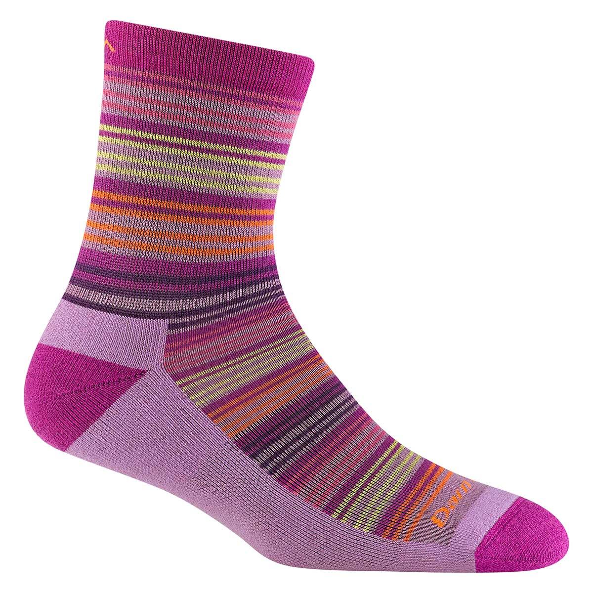 Darn Tough Zebra Canyon Micro Crew Sock Kids' in Clover